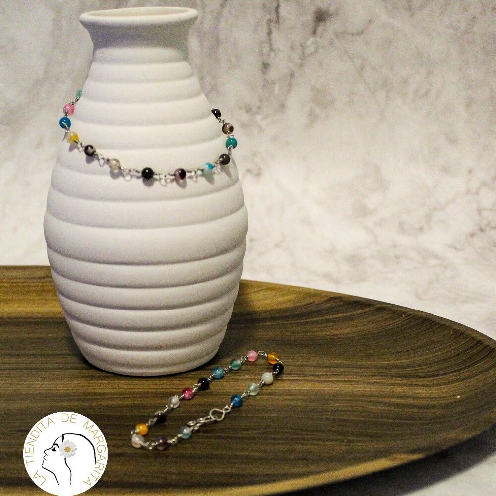 Multicolor Beaded Bracelet - Picture 4 of 5